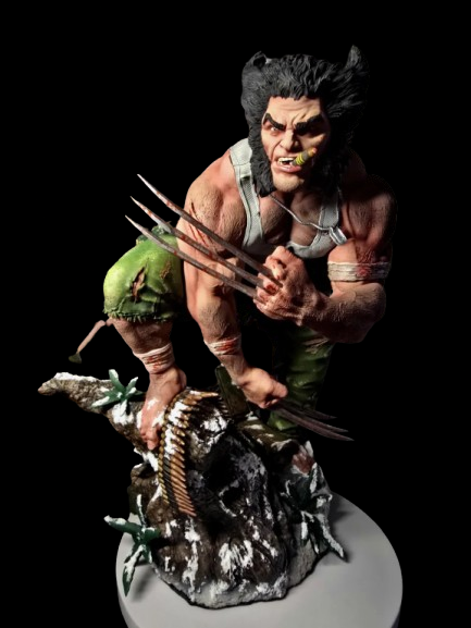 Hand-painted Wolverine, sold piece